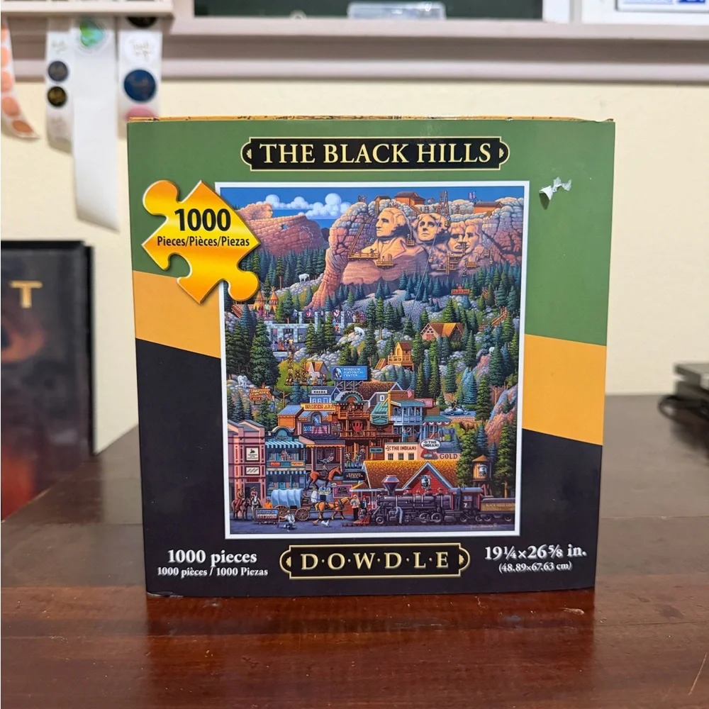 Eric Dowdle Folk Art The Black Hills 1000 Piece Jigsaw Puzzle